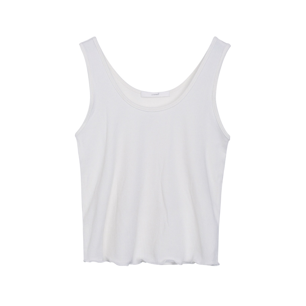 Áo Tank Top Tay Dài Màu Trơn Thiết Kế Xẻ Quyến Rũ