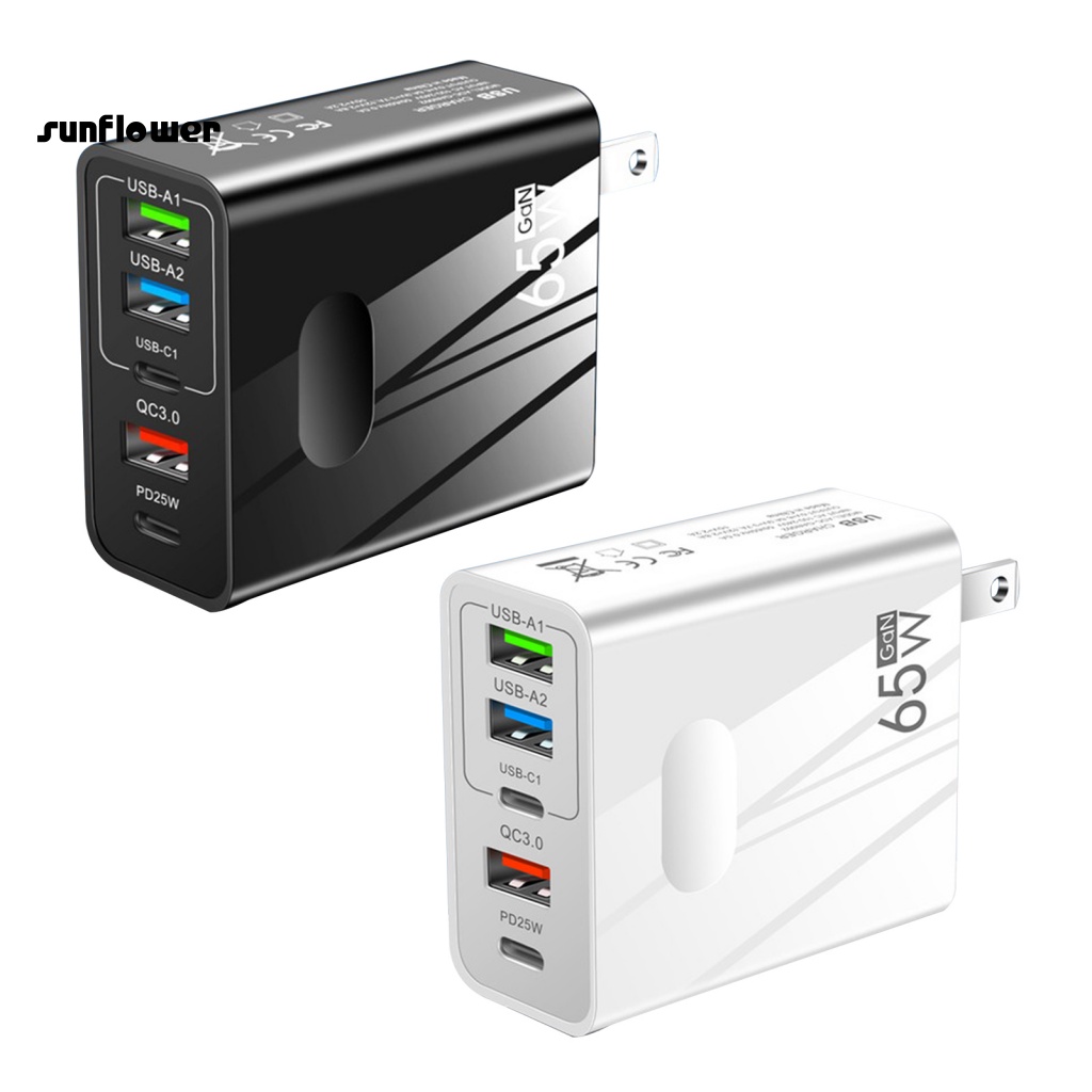 Đầu Sạc USB Type-C 2 Màu An Toàn Cho Điện Thoại Laptop Sự Bảo Vệ