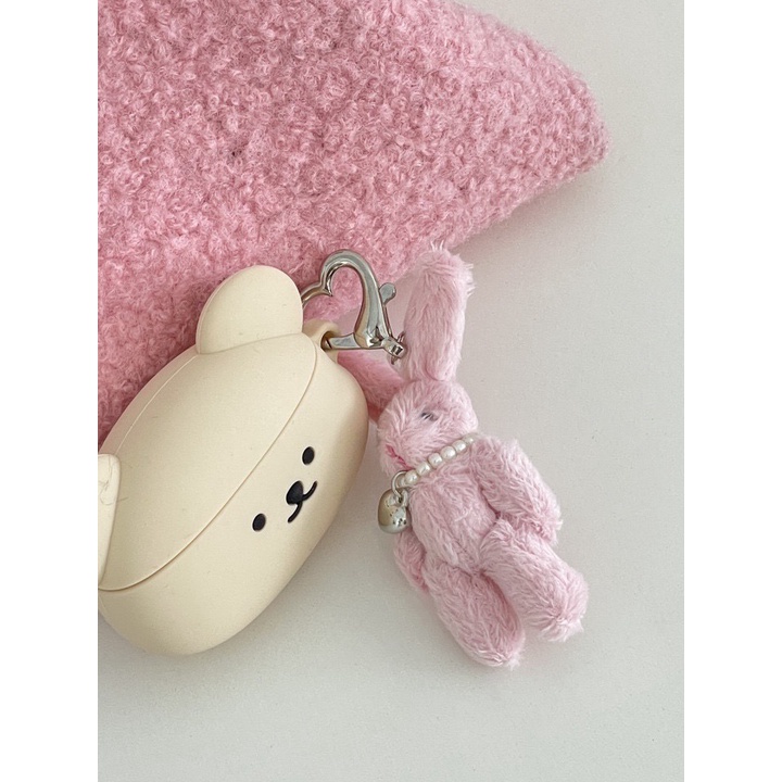 Móc Khóa Hình Thỏ Hồng Dễ Thương Xinh Xắn