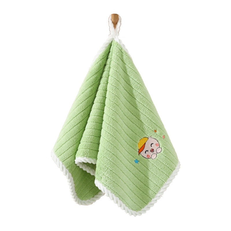 Khăn Lau Tay Mềm Mại Thấm Hút Tốt Hình Vuông Dành Cho Em Bé