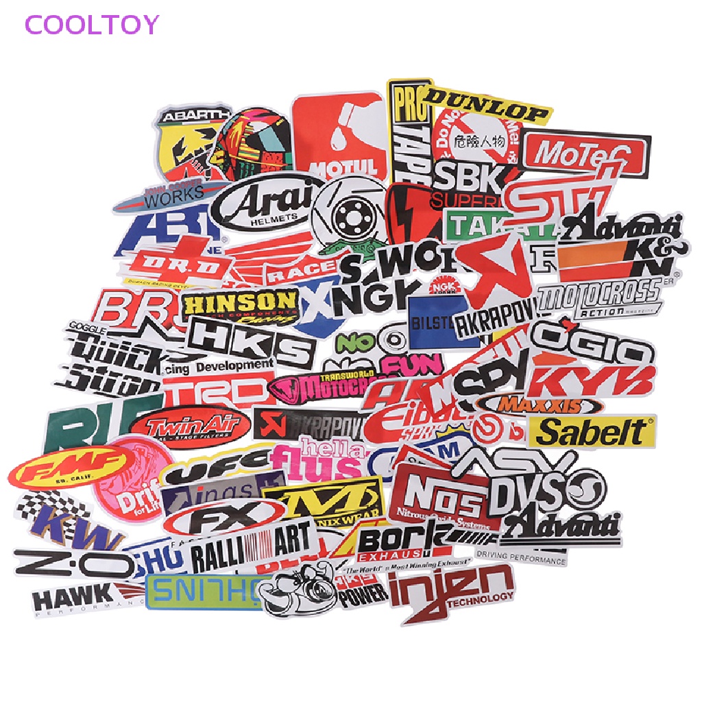 Cooltoy Set 100 Nhãn Dán Graffiti Trang Trí Xe Hơi / Xe Máy / Ván Trượt / Hành L