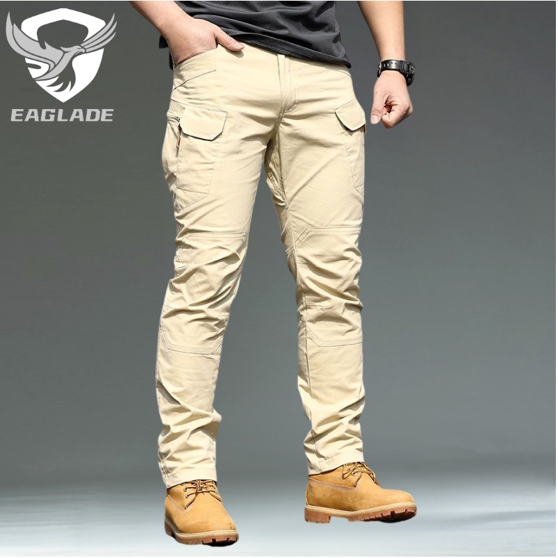 Eaglive Quần Cargo Chiến Thuật Nam IX7 Màu Kaki