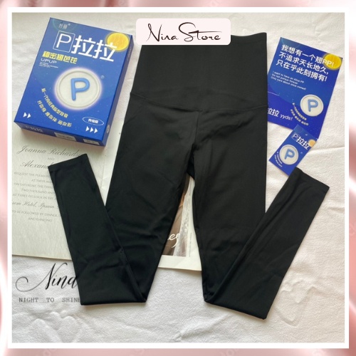 Quần legging nữ cạp cao quần biker chất su đúc dáng ôm bó lưng thun tập gym yoga hàng quảng châu NinaStore