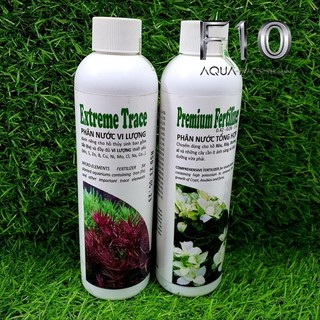 Phân nước hồ cá thuỷ sinh Extreme Trace 230mL và Premium Fertilizer 230ML - Shop chuyên sỉ phụ kiện thủy sinh