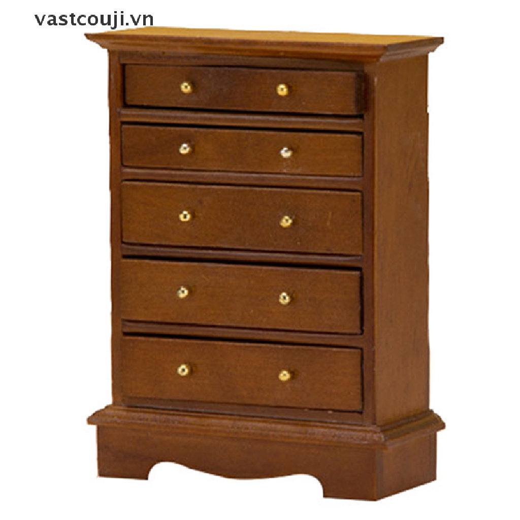 Mô Hình Tủ Quần Áo VASTJI Tỉ Lệ 1: 12 Trang Trí Nhà Búp Bê