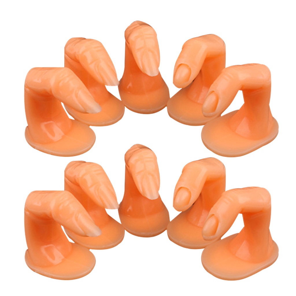 Bộ 10 Đầu Móng Tay Giả Tập Luyện