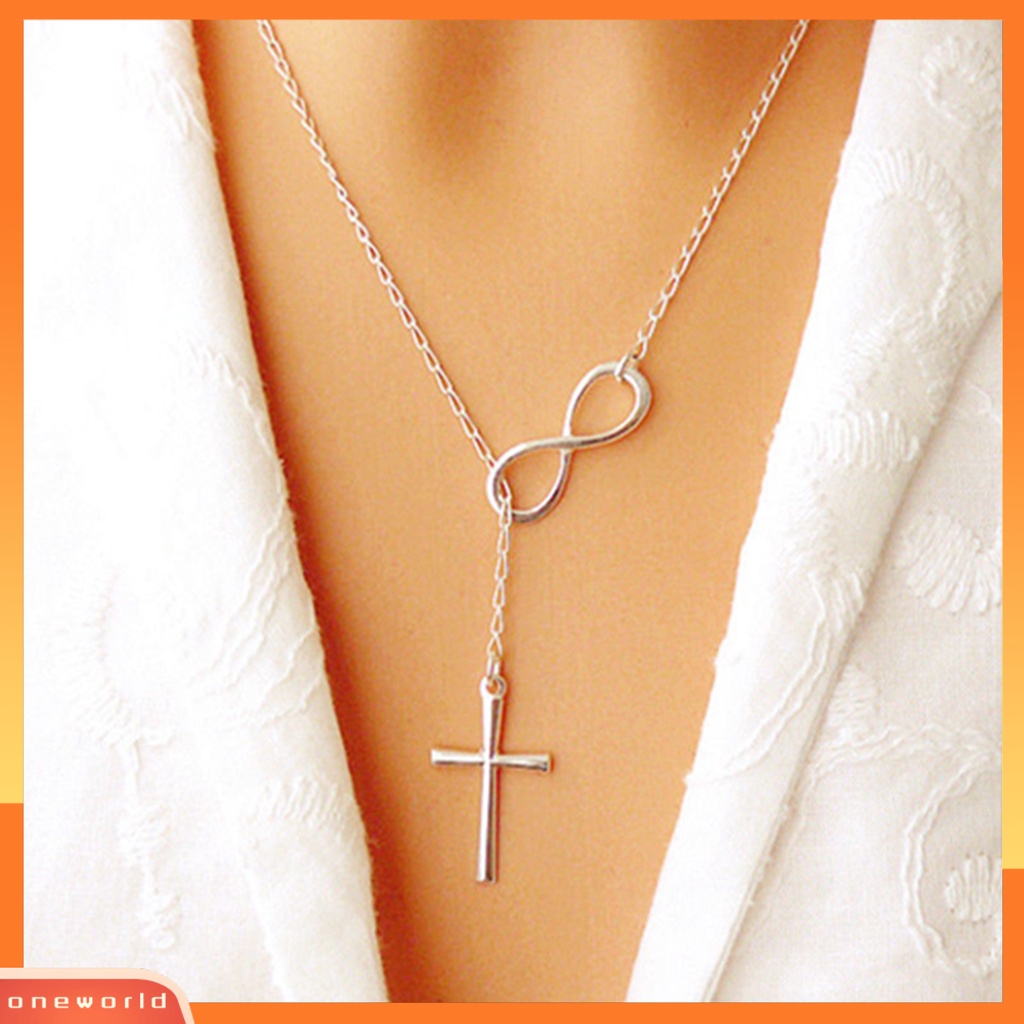 Vòng Cổ Choker Nhiều Lớp Mặt Hình Số 8 Thanh Lịch Cho Nữ [ONE2]