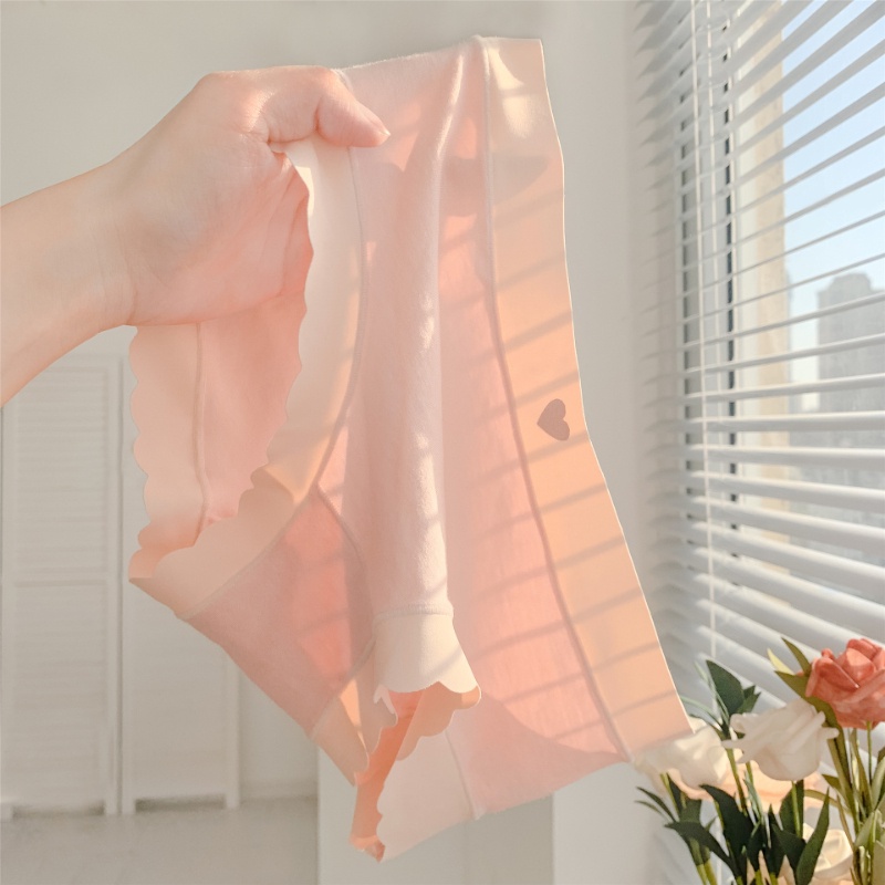 Quần Lót cotton Không Đường May Lưng Vừa Thoải Mái Cho Nữ