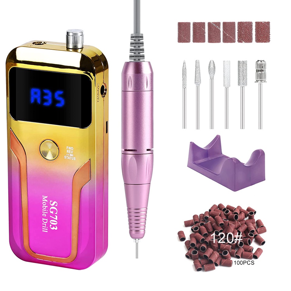 Máy Mài Móng Tay Không Dây Chuyên Nghiệp 3500RPM