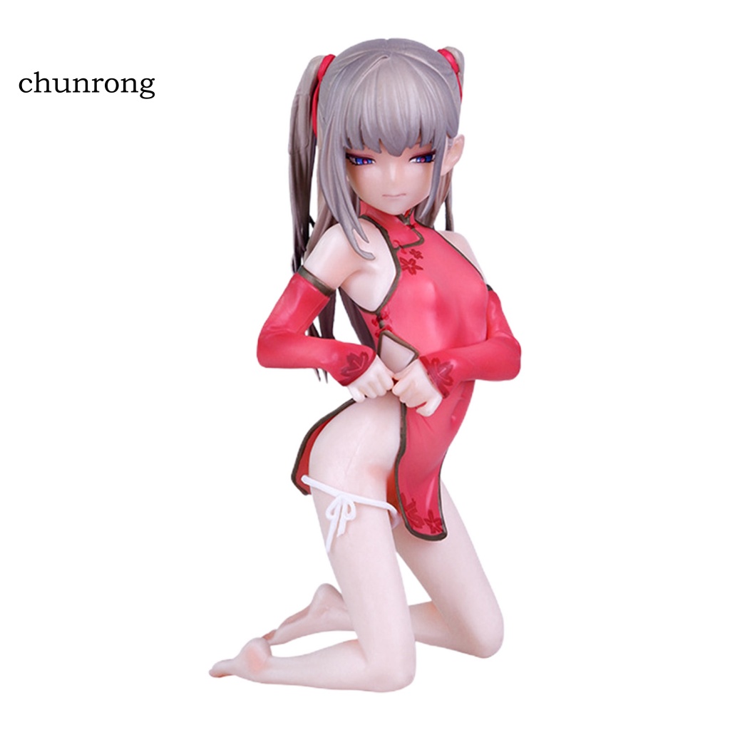 Mô Hình Nhân Vật Alice Mặc Sườn Xám Để Bàn Chống Trầy Không Phai