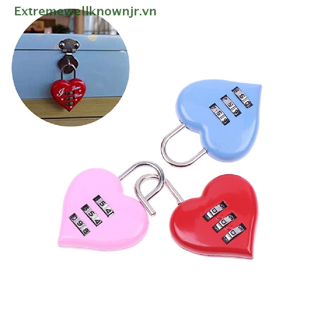 1 Ổ Khóa Mật Khẩu 3 Bit Kỹ Thuật Số Cho Túi Du Lịch