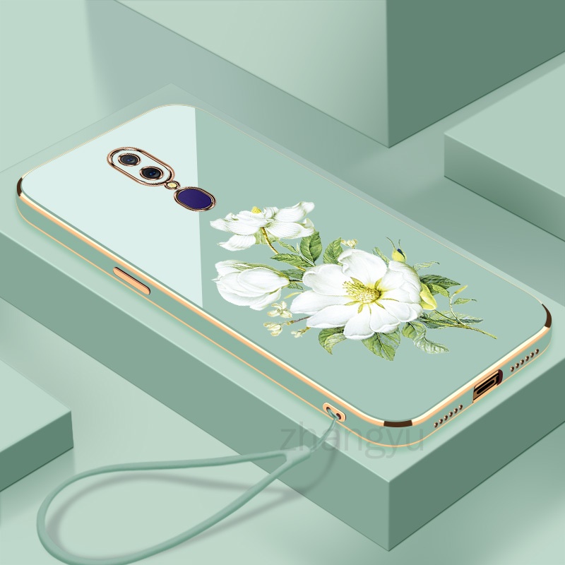 ốp lưng OPPO F11 PRO OPPO F11 Ốp Điện Thoại silicone Mềm Siêu Mỏng Mạ Điện Họa Tiết Hoa Cho OPPO F11