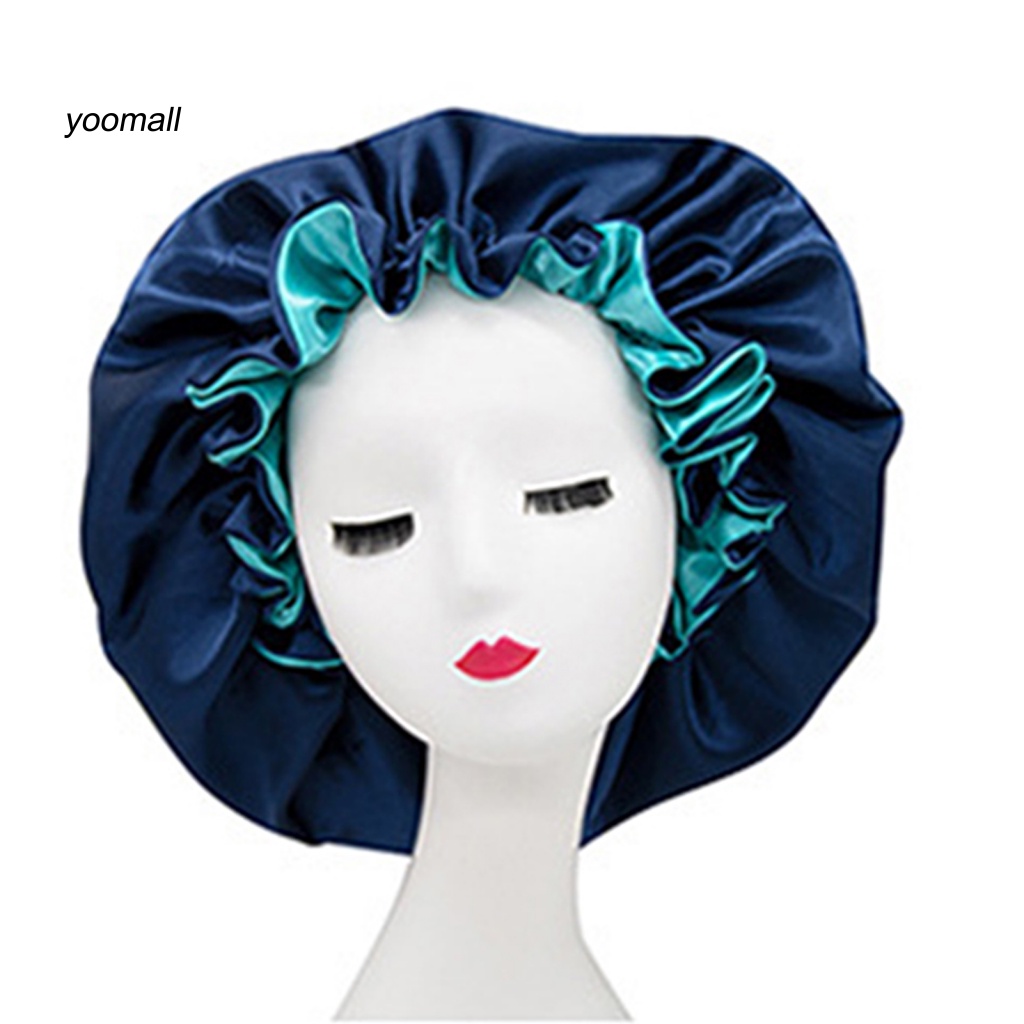 Mũ Trùm Đầu Hai Lớp Mềm Mịn Không Vành Dùng Khi Ngủ / Tắm Cho Nữ