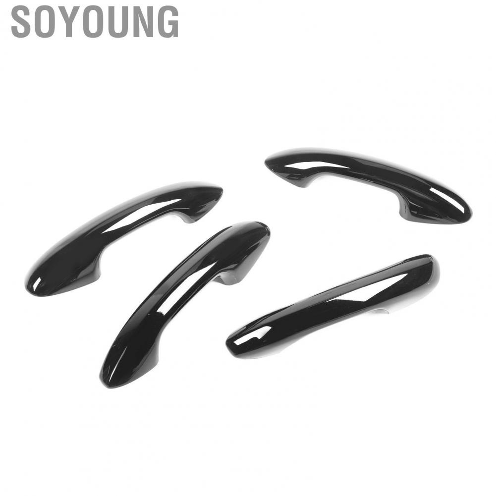 Soyoung Outer Door Handle Trim  Great Hand Feeling Car Exterior Cover Long Lasting Anti Aging Scratch Resistant ABS for C‑class W206 2022 and Up