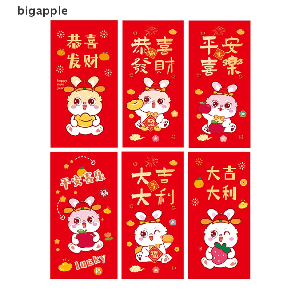 Set 500 Miếng Dán Họa Tiết Thỏ Hoạt Hình Trang Trí Giáng Sinh Năm Mới 2023