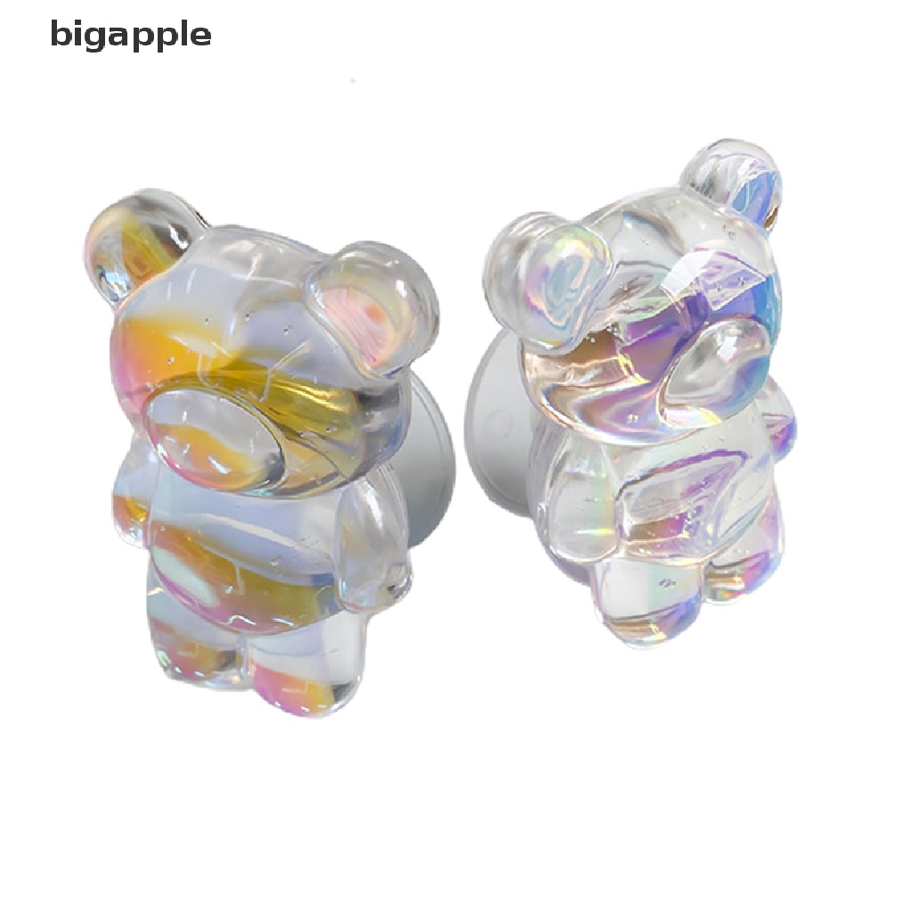Bigapple Giá Đỡ Điện Thoại Hình Gấu Pha Lê Nhiều Màu 3D Hàn Quốc RDG