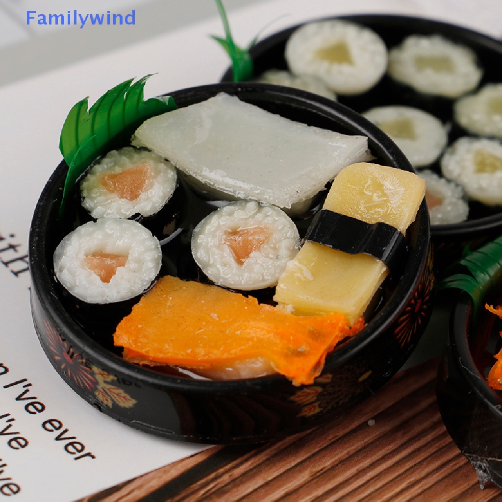 1 Mô Hình Cơm Cuộn Sushi Tỉ Lệ 1 / 6 Trang Trí Nhà Búp Bê