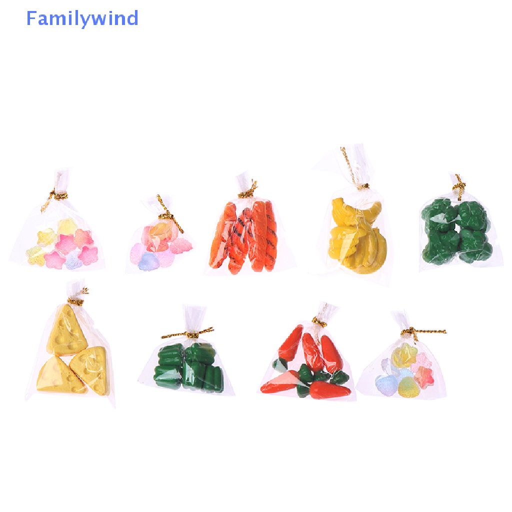 Mô Hình Bánh Mì / Rau Củ Quả 1: 12 Trang Trí Nhà Búp Bê
