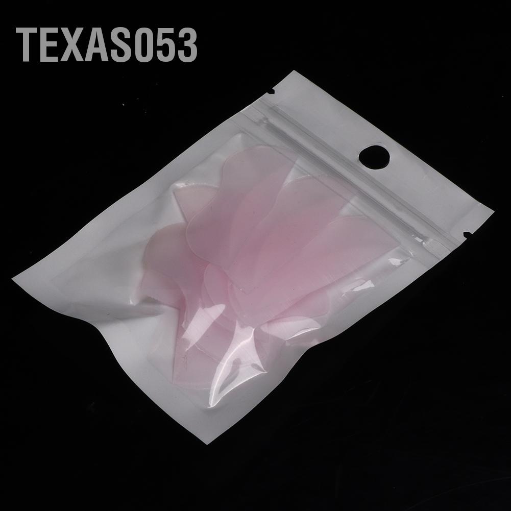 Texas053 10 Cặp Uốn Lông Mi Công Cụ Lá Chắn Pad Dụng