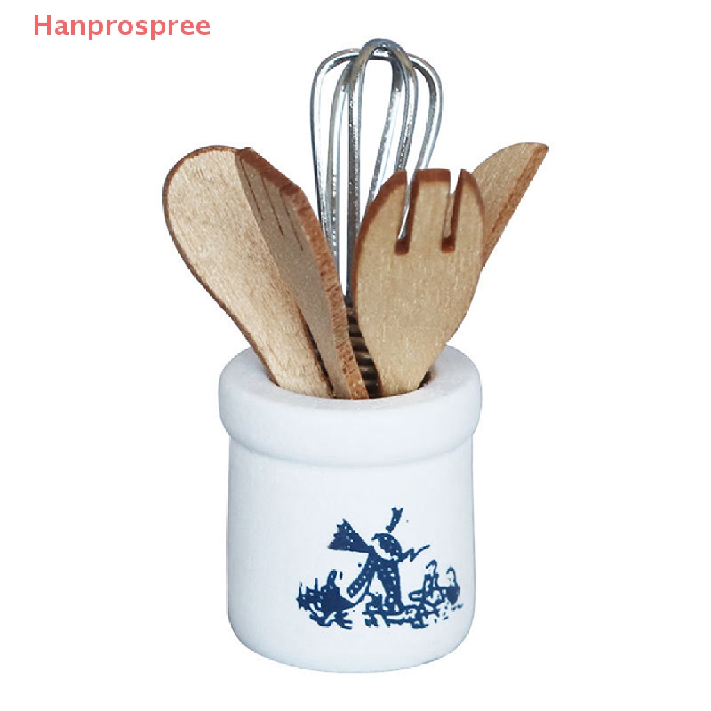 1 Bộ Dụng Cụ Đánh Trứng Trang Trí Nhà Búp Bê Tỉ Lệ 1: 12