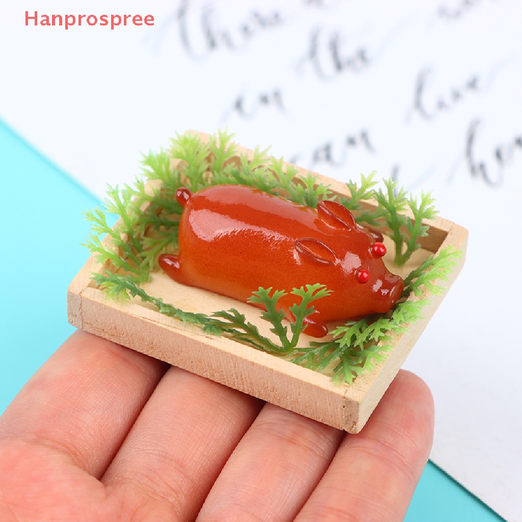 Mô Hình Khay Đựng Thức Ăn Hình Heo Con Tỉ Lệ 1: 12 Trang Trí Nhà Búp Bê