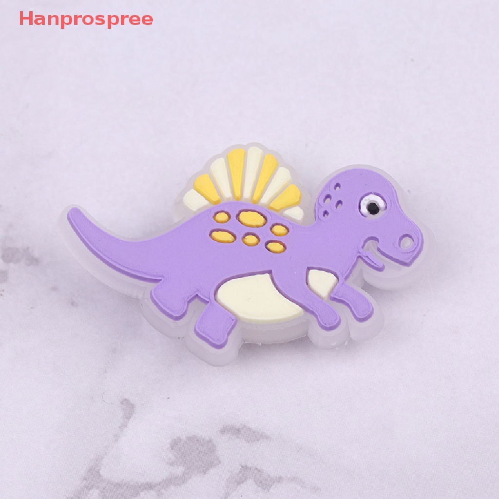 1 Khóa Dây Giày Hình Khủng Long Dạ Quang Dễ Thương