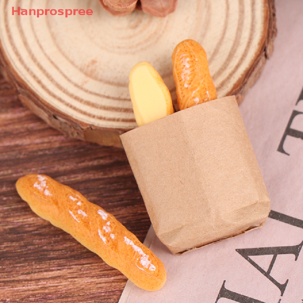 Mô Hình Thức Ăn Bánh Mì Tỉ Lệ 1: 12 Trang Trí Nhà Búp Bê