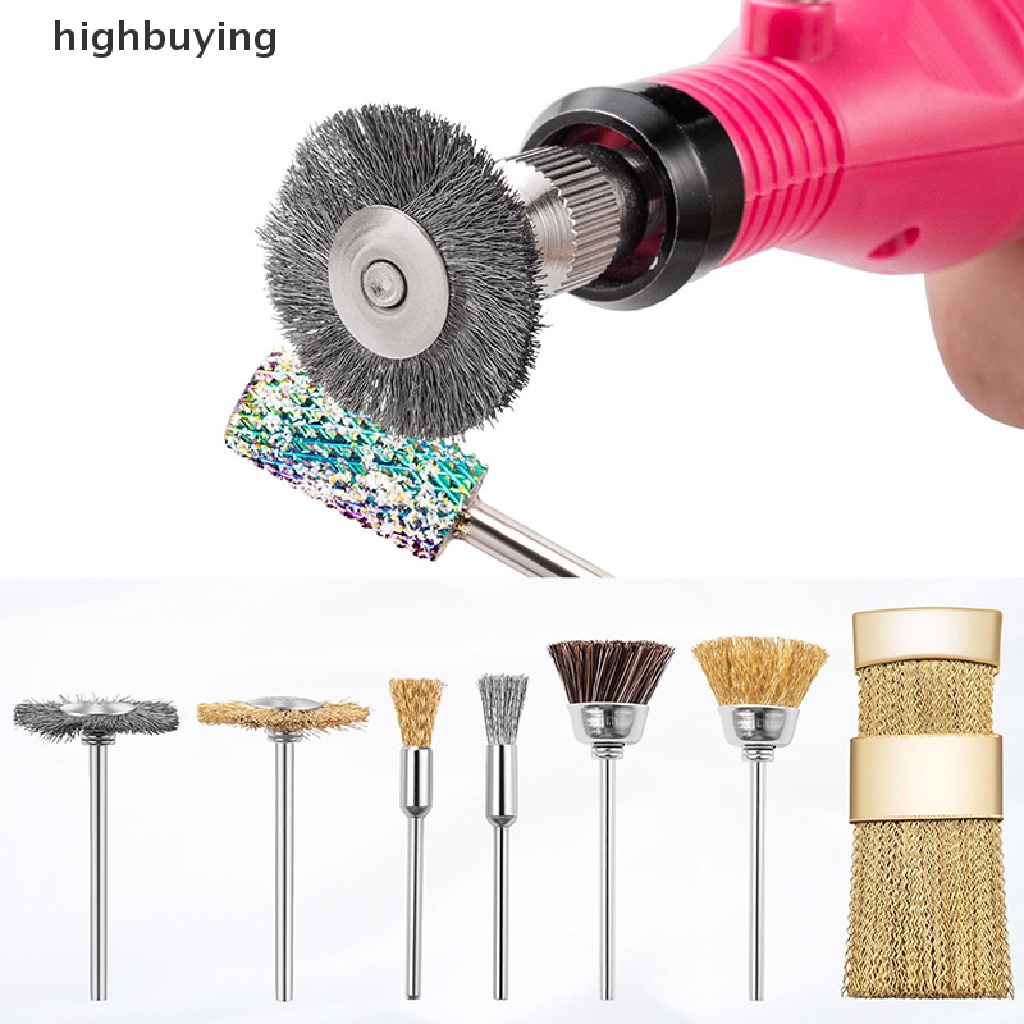 1 Cọ Sợi Đồng Làm Sạch Móng Tay 3 / 32 &quot;