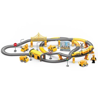 Bộ Đồ Chơi Lắp Ráp Đường Ray Xe Lửa Nam Châm Cho Bé