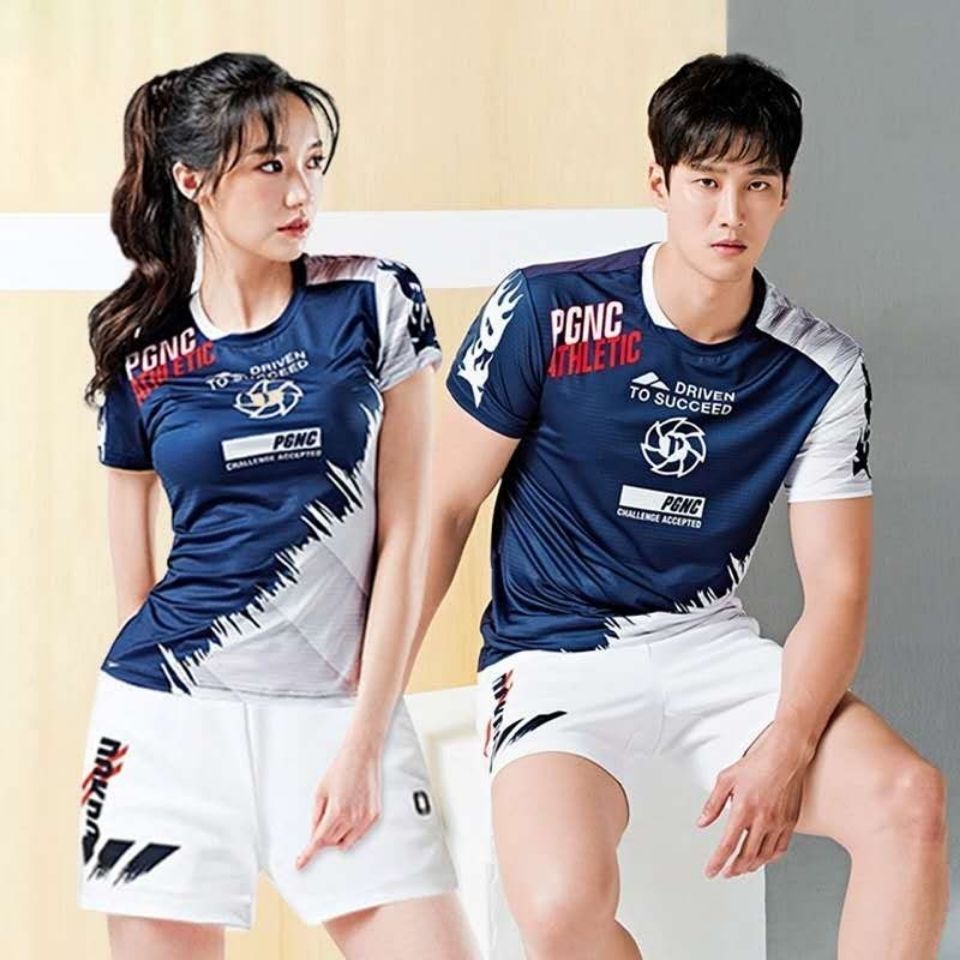 Bộ Đồ Thể Thao Cầu Lông Thoáng Khí Mau Khô Phong Cách Mới Cho Cặp Đôi