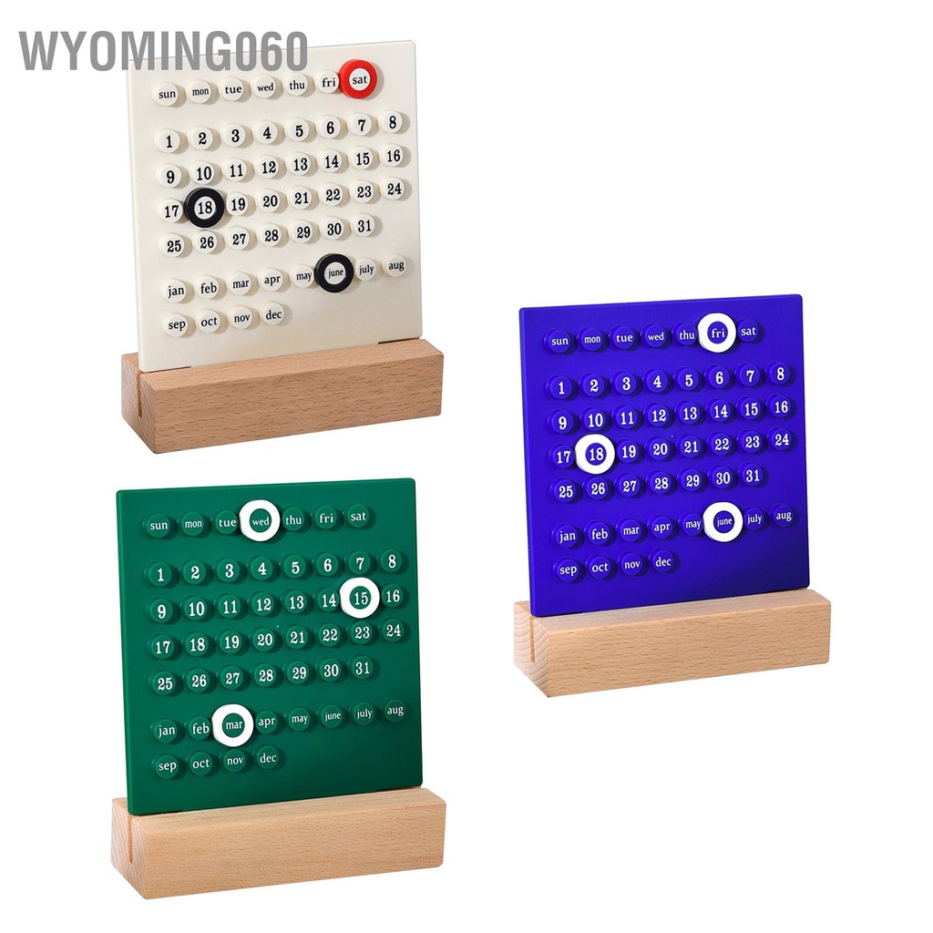 Lịch Gỗ Hoạt Động Dùng Lên Kế Hoạch Cho Trẻ Em