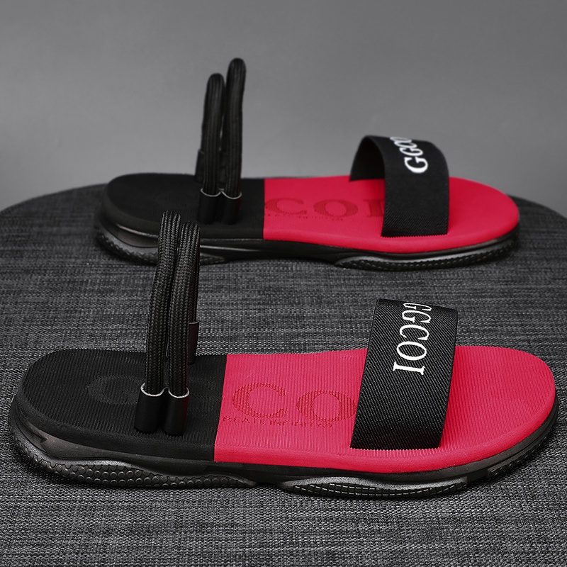 Giày Sandal Đế Dày Hai Lớp Chống Thấm Nước Size 38-45 Màu Sắc Thời Trang Mùa Hè Cho Nam