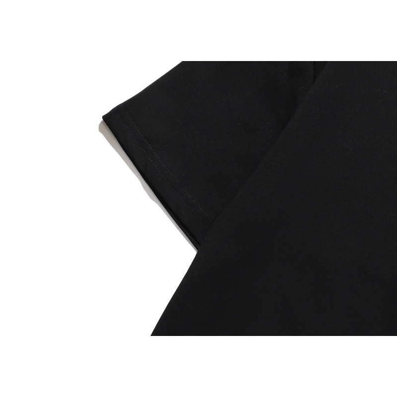 Áo Thun Tay Ngắn Chất Liệu Cotton Thêu Họa Tiết Chú Gấu Nhỏ Dễ Thương Thời Trang Mùa Hè Cho Nam Và Nữ