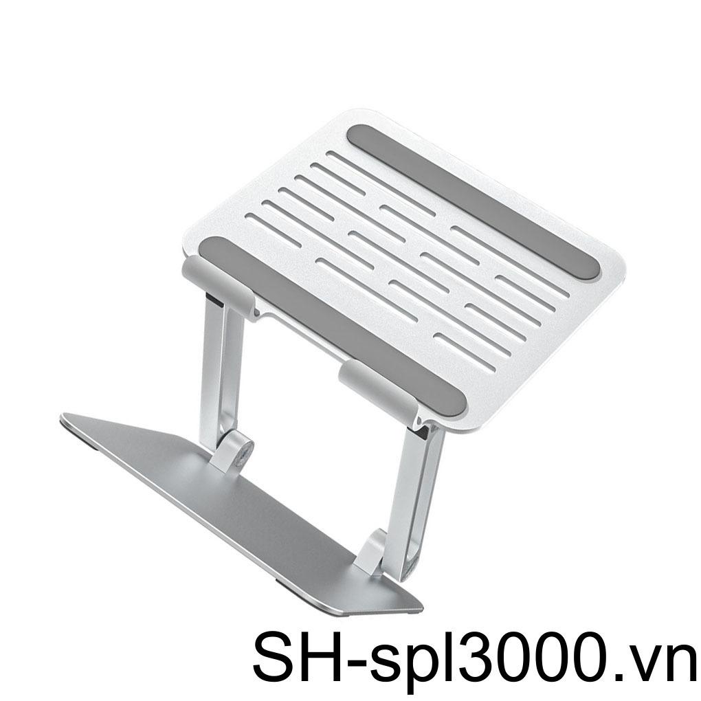 Giá Đỡ Laptop / Máy Tính Bảng Bằng Hợp Kim Nhôm Có Thể Gấp Gọn Tiện Dụng