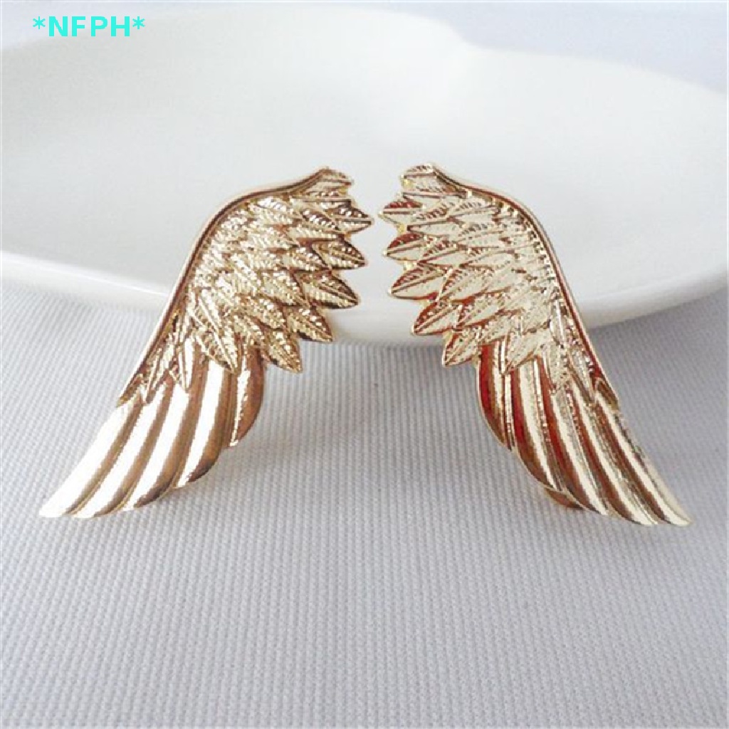 Bộ 2 Ghim Cài Áo Hình Đôi Cánh Thời Trang Cho Nữ Mới