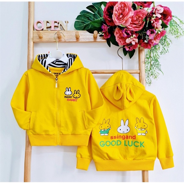 Áo khoác Thỏ-Vàng Zunkids