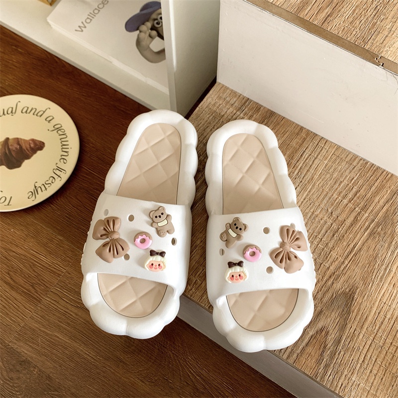 Bán chạy Dép Bông Đi Trong Nhà Đế Dày Mềm Mại Họa Tiết Hoạt Hình Dễ Thương Cho Nữ Crush178