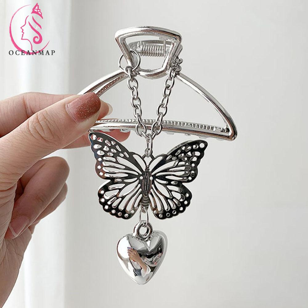 Kẹp gắp tóc hình chú bướm phong cách vintage thời trang cho nữ