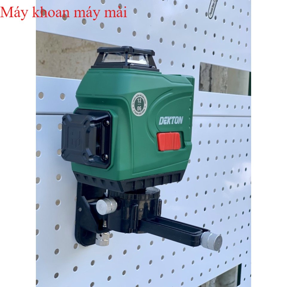 Máy Bắn Cốt - Cân Mực - Cân Bằng laser Dekton / DK - LS1201 / 12 Tia Xanh - 2PIN - Remote - Sáng máy khoan máy mài