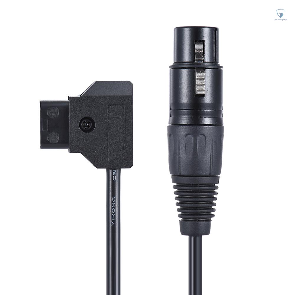 Cáp Nguồn Andoer 100cm / 3.3ft D-Tap Male Sang XLR 4-Pin Female Cho Máy Quay Phim