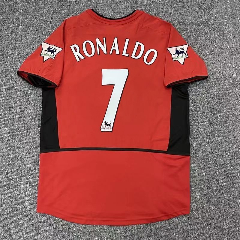 2002 / 2003 / 2004 Áo Thun Tay Ngắn Và Tay Dài Của BECAHAM C.Honaldo VAN Niselrooy ROONEY ROONEY
