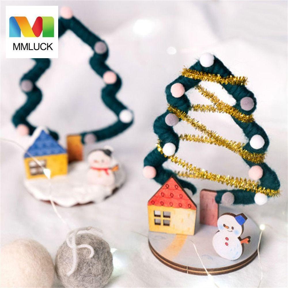 Cây Thông Giáng Sinh Bằng Gỗ Thủ Công Dùng Trang Trí DIY