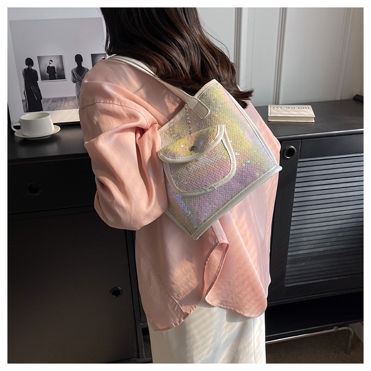 Set Túi Xách + Túi Đeo Vai + Ví Cỡ Lớn Phong Cách Hàn Quốc Thời Trang Mùa Hè 2023 Mới Cho Nữ A4