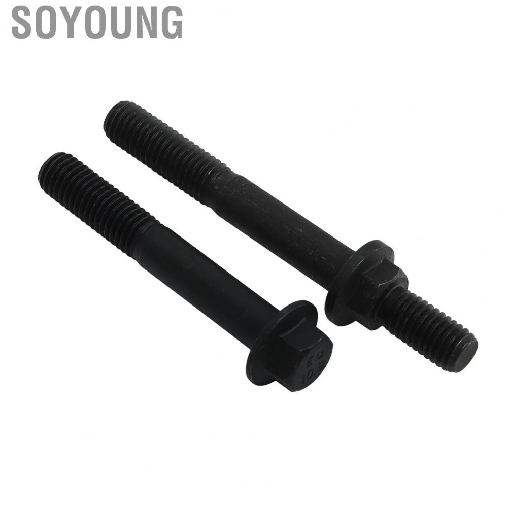 Soyoung 3944593  High Hardness Exhaust Tube Bolts Studs Set Reliable Stable Performance 12PCS for Cummins 5.9L 6.7L