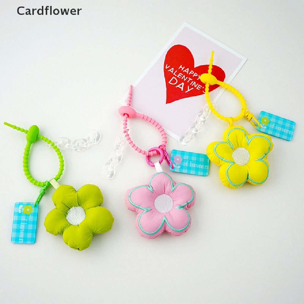 Móc Khóa Xe Hơi / Túi Xách Hình Hoa Hướng Dương Hoạt Hình Dễ Thương DIY