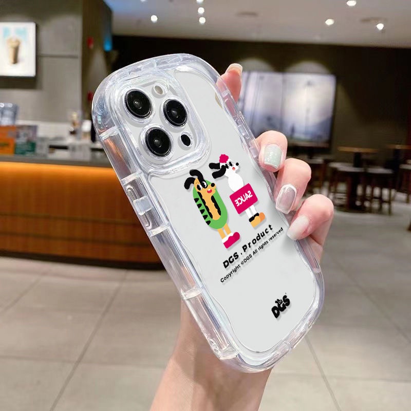 ✅Ốp Điện Thoại Mềm Trong Suốt Chống Sốc In Hình Cún Hoạt Hình Cho Iphone 8P 14137 xr1112 promax / xs