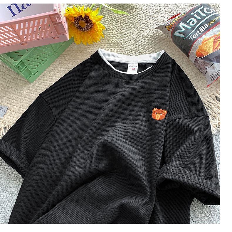 Áo thun SUXI tay ngắn dáng rộng thiết kế đơn giản trẻ trung thể thao cho nữ