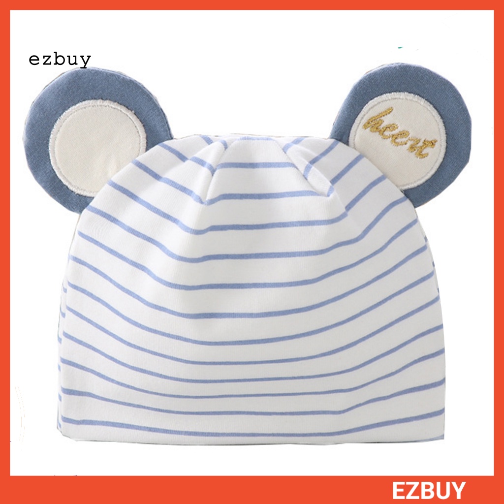 Mũ Beanie Thiết Kế Tai Hoạt Hình Thân Thiện Với Da Cho Bé Sơ Sinh