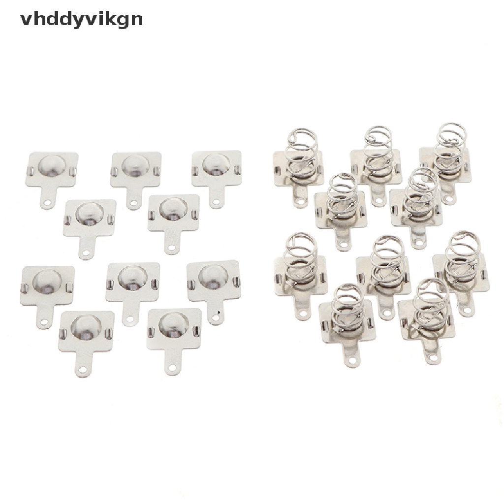 Set 10 Cặp Lò Xo Kim Loại Thay Thế Cho AA AAA