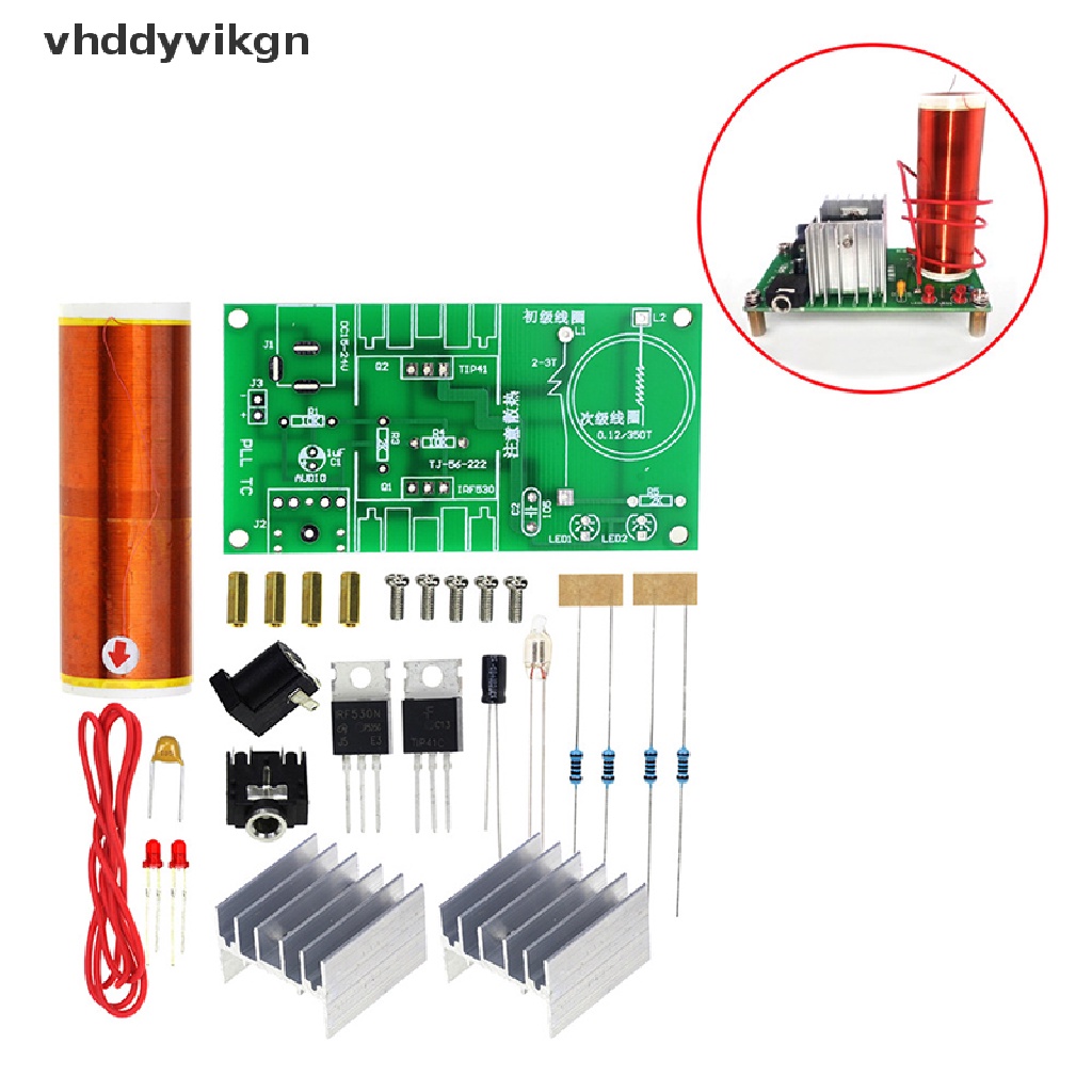 TESLA Bộ Loa Điện Tử Plasma Lõi Plasma Mini DIY VN